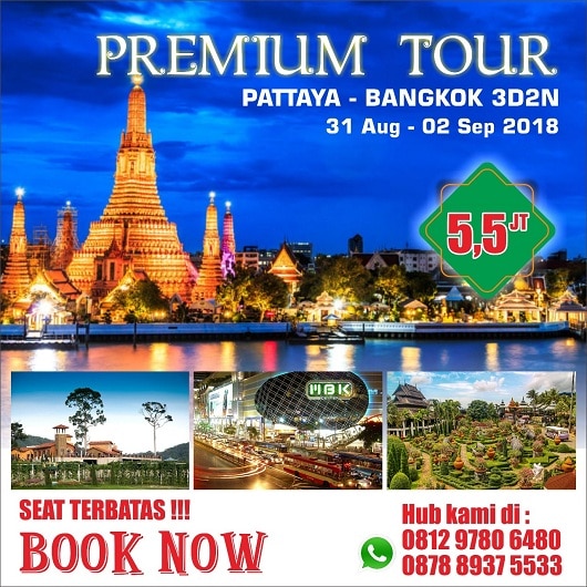 Paket Tour Pattaya Bangkok 180831