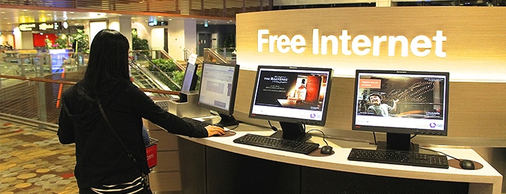 free internet airport